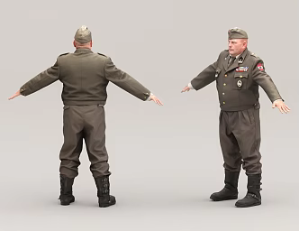 Military Security 3d model