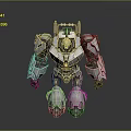 Mech Warrior Mech Soldier Machine Battlearm Mechanical Battlearm Machine Fighter Robot 3d model