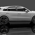 Stylish Modern SUV Car With Sleek Silver Exterior Black Alloy Wheels And Sporty Design