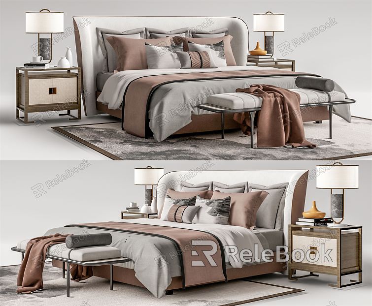 Modern Double Bed model