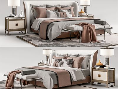 Modern Double Bed model