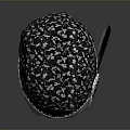 Stylish Fashionable Hat with Black White Pattern Feather Decor and Hanging Ornaments