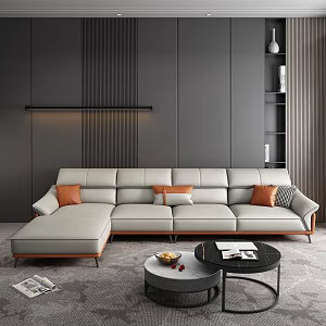 Modern corner sofa 3d model
