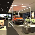 Great Wall Motors 4S Dealership Modern Exterior With Glass Facade And Displayed Cars