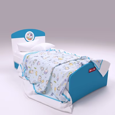 Children's bed 3d model Children's bed 3d model