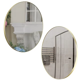 Modern decorative mirror 3d model