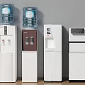 Household Water Dispensers Various Styles And Colors Standing Design With Water Bottles