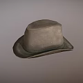 Elegant Classic Gray Wool Hat With Smooth Brim And Comfortable Fit Design