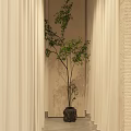 Modern Hair and Beauty Salon Interior Design With Styling Stations Mirrors Lighting And Plants