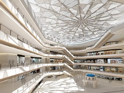 Style Mall Lobby Pick Empty 3d model
