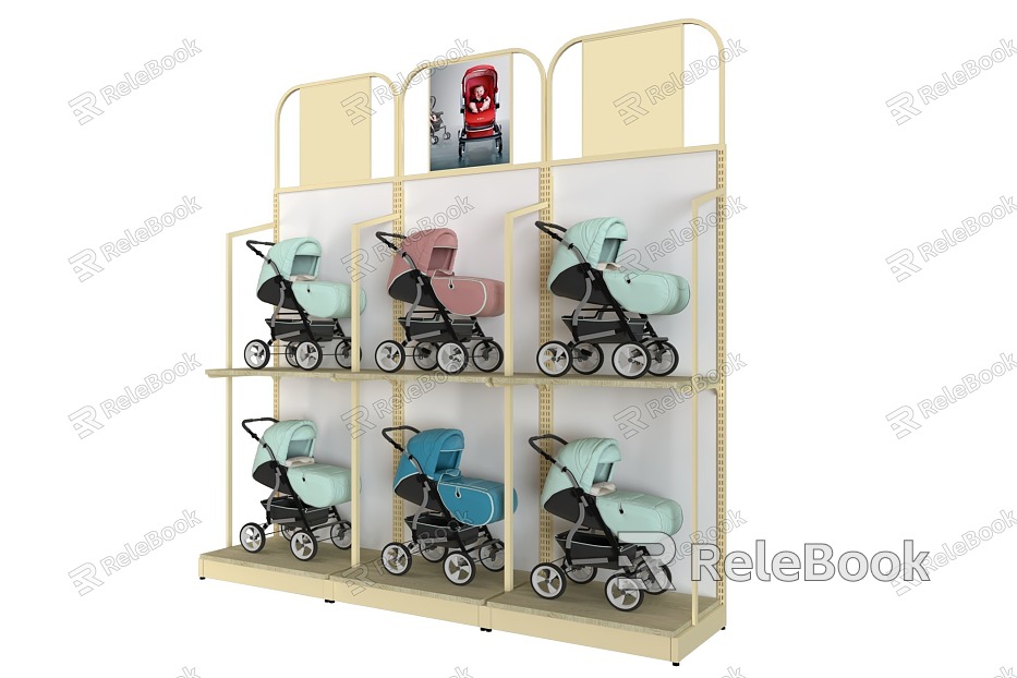 Baby Car Rack Baby Car Baby Store Shelf Baby Store Shelf model