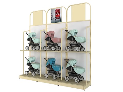 Baby Car Rack Baby Car Baby Store Shelf Baby Store Shelf model