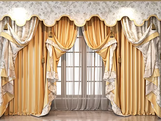 Curtains 3d model