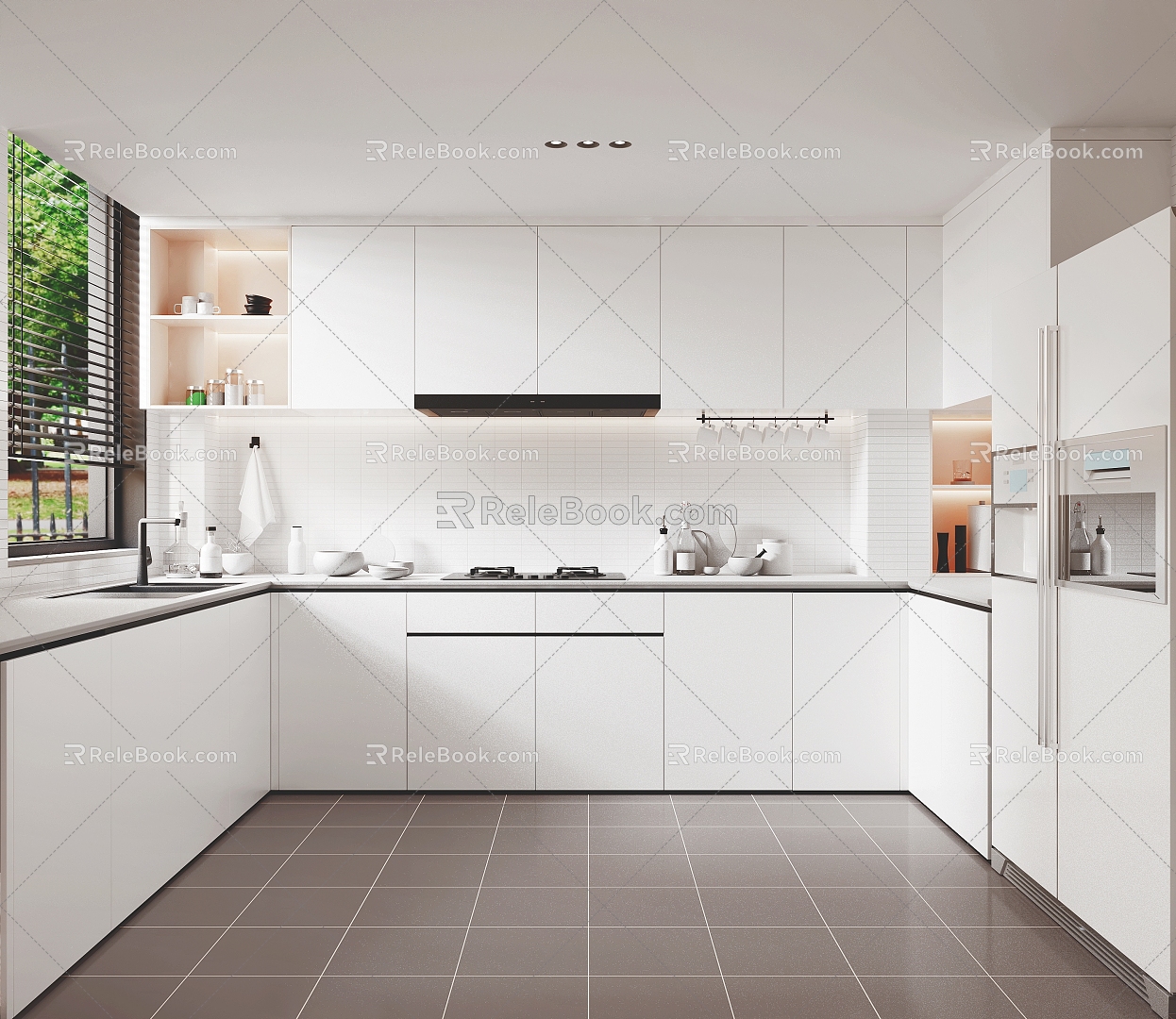 Modern Kitchen 3d model