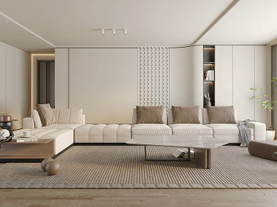 modern living room model