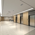 Elevator Hall, 7th Floor, Aliuliu R & D Building 3d model