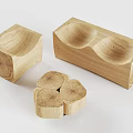 Natural Wooden Outdoor Chair With Unique Design For Garden Patio Seating