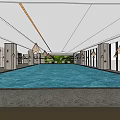 Modern Swimming Pool Simple 3d model