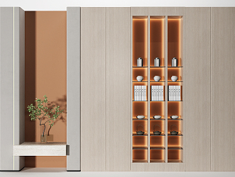 Modern Decorative Cabinet 3d model