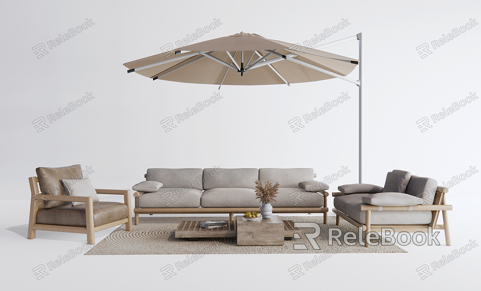 Modern Outdoor Sofa Outdoor Sofa Coffee Table model