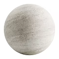 Modern Concrete Sphere Component With Textured Surface And Natural Gray Tone 3d model