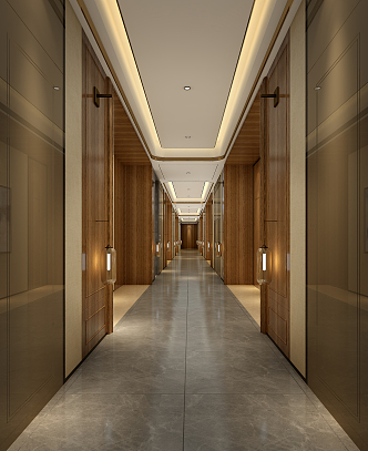 The Modern Corridor 3d model