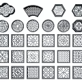 New Chinese-style openwork window 3d model
