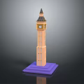 Tower defense sentry tower air defense watchtower observatory tower loft 3d model