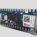 Iblox K26 Electronic Circuit Board With Chips Gold Pins And Connectors
