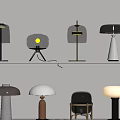 Modern Light Luxury Table Lamp Combination Glass Table Lamp 3d model