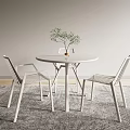 Modern leisure table and chair combination leisure table and chair negotiation table and chair combination 3d model