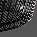 Modern Woven Pendant Lights For Interior With Various Shapes And Illuminated Design