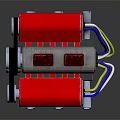 Modern Engine Racing Engine Racing Engine Car Engine 3d model