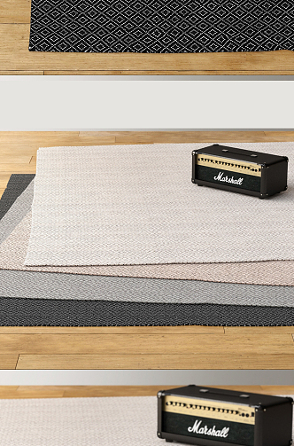 Square carpet 3d model