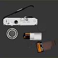 Vintage Canon Film Camera With Detachable Lens Film Rolls And Accessories