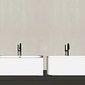 Modern White Freestanding Bathtub Design With Sleek Black Faucet In Bathroom