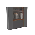 Modern Wardrobe Interior Design With Spacious Storage Shelves Hanging Space And Drawers