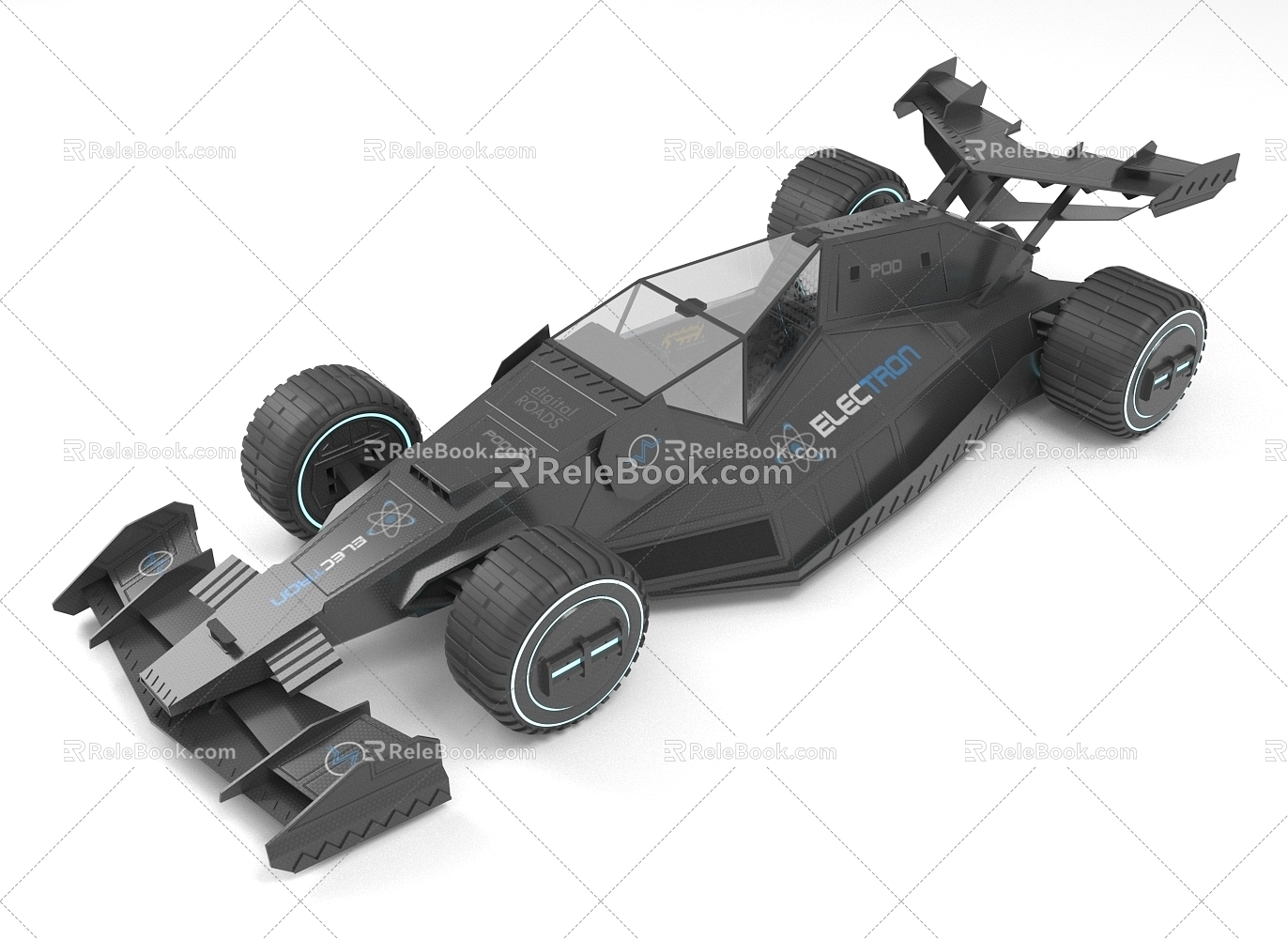 Sci-Fi Racing Sci-Fi Kart 3d model