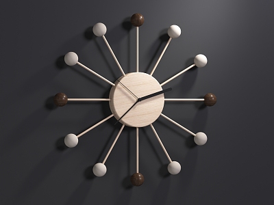 Modern Clock 3d model