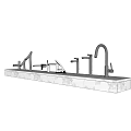 Modern faucet 3d model