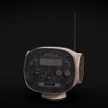 Vintage Audio Radio Speaker With Classic Knobs Dial And Retro Design
