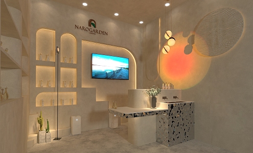 Modern Perfume Shop Perfume Shop Showroom 3d model