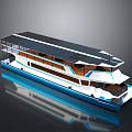 Modern Cruise Ship Exterior Design With Multi Decks And Sleek Look