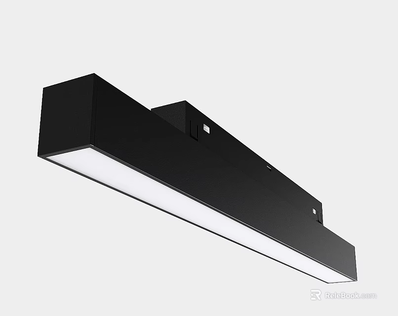 Modern Slim Black LED Downlight Spotlight for Home Interior Ceiling Lighting 3d model 