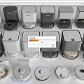 sweeping robot mopping robot 3d model