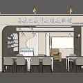 Modern Beauty Hair Salon Interior With Comfortable Chairs And Stylish Workstations