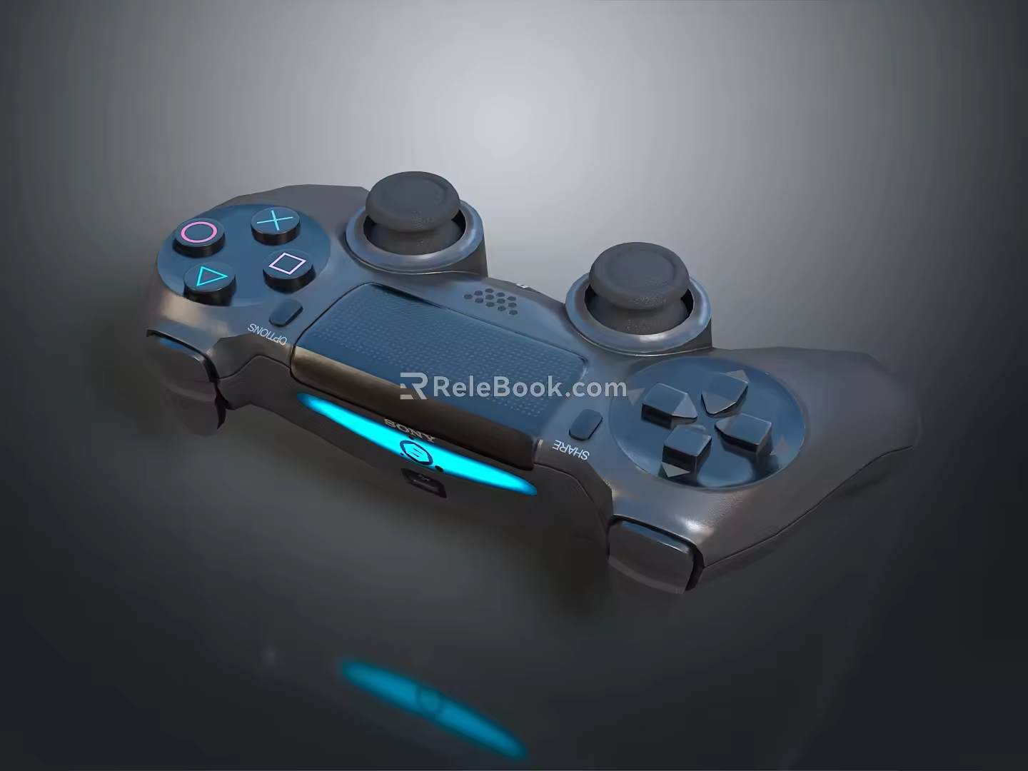 Modern Game Handle Wireless Game Handle Game Console Accessories PS Handle 3d model
