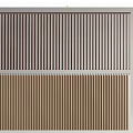 Modern Vertical Striped Window Curtains In Dark And Light Color Tones