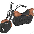 Vintage Peach Colored Motorcycle With Black Seat And Metallic Engine Components