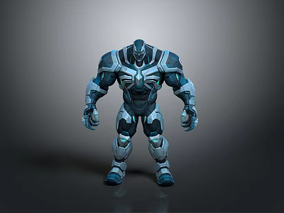 Mechanical Armor Weapon System With Futuristic 3D Model Design And Character 3d model